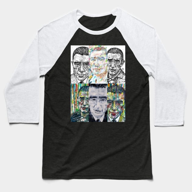 SIX TIMES YUKIO MISHIMA .1 Baseball T-Shirt by lautir